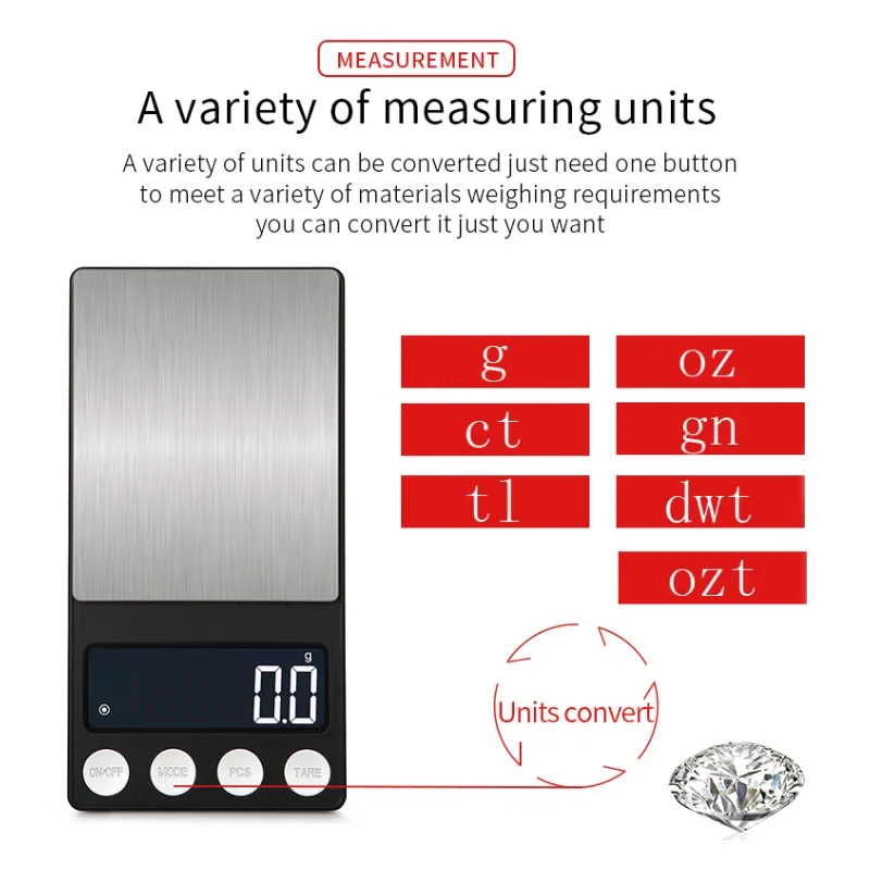 0.01g/0.1 Precision Mini Scale - Kitchen Gadgets Gold recension och pris