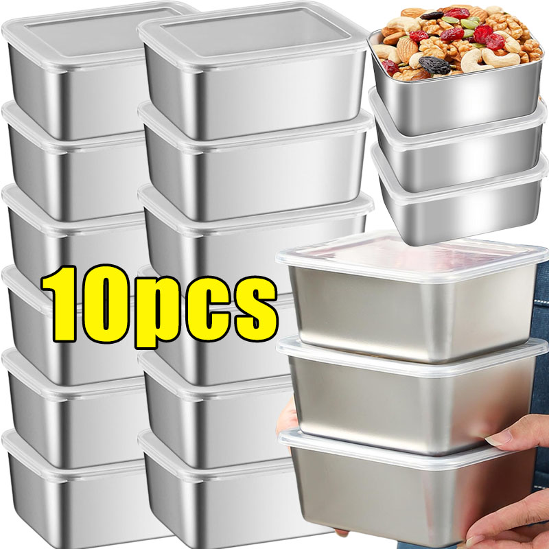 Stainless Steel Food Storage C - Kitchen Gadgets Organizer recension och pris