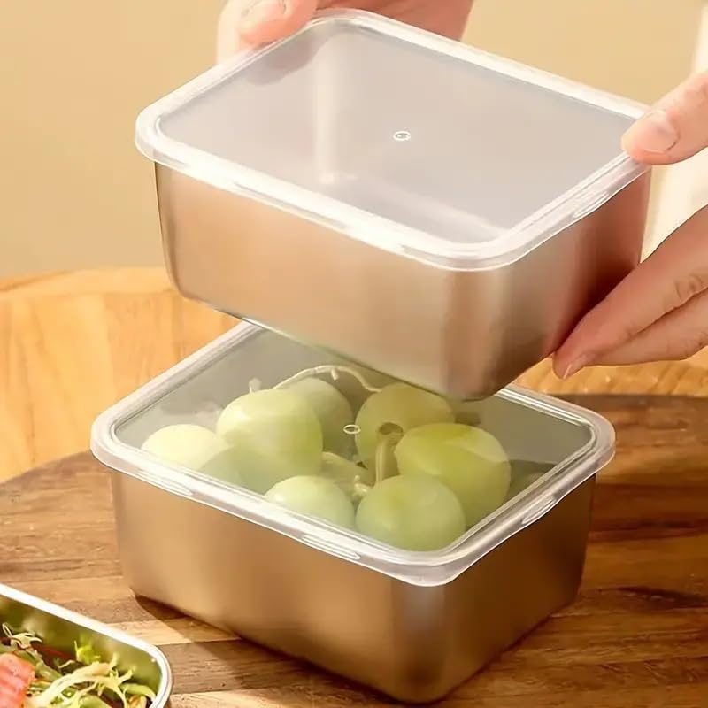 Stainless Steel Food Storage C - Kitchen Gadgets Organizer recension och pris