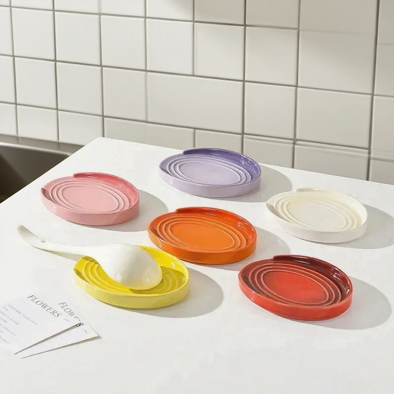 15cm Porcelain Spoon Rest,Kitc - Kitchen Helper Gadgets recension och pris