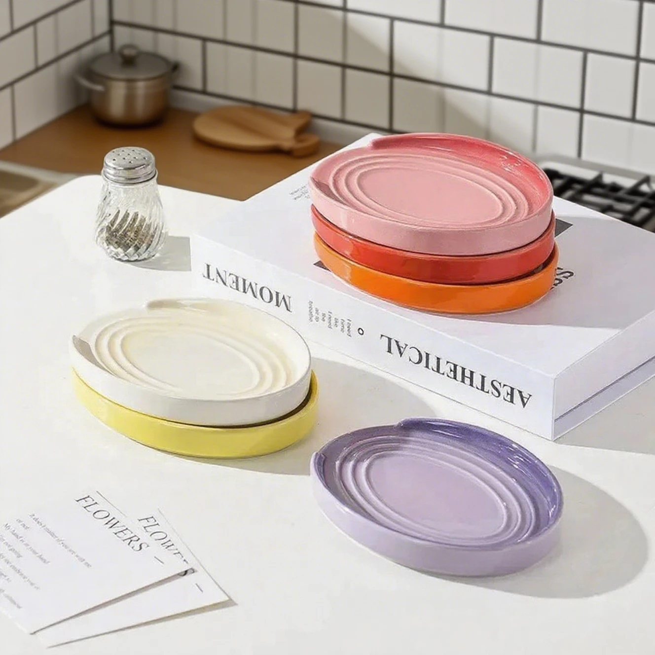 15cm Porcelain Spoon Rest,Kitc - Kitchen Helper Gadgets recension och pris