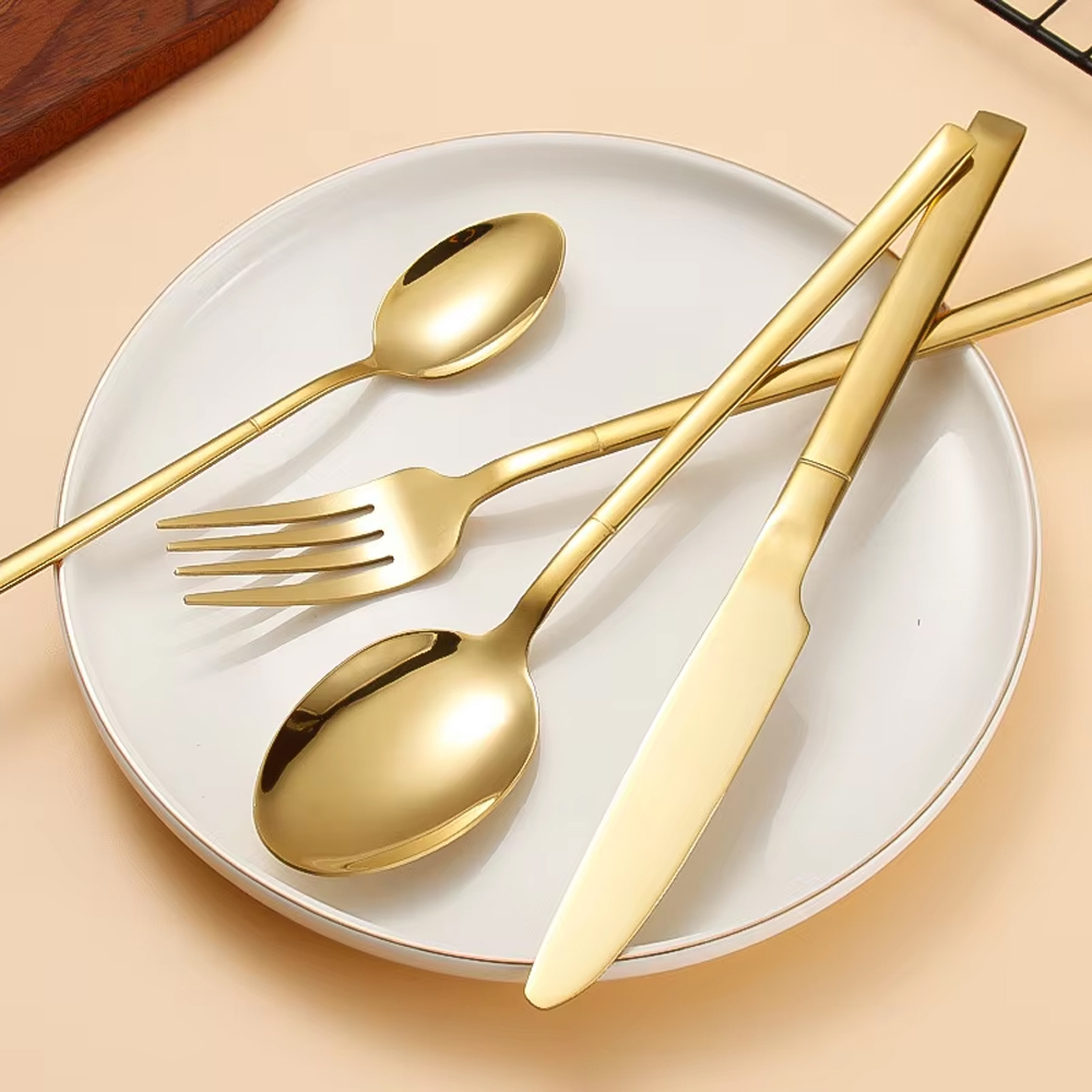 6/24/30PCS Gold Tableware Sets - Kitchen Gadgets Gold recension och pris