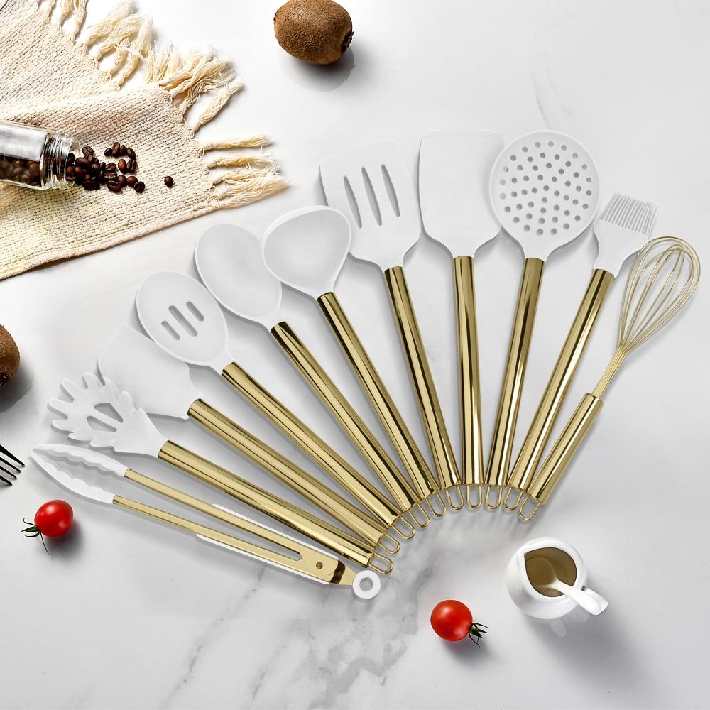 15-Piece Cooking Tool Set, Foo - Kitchen Gadgets Gold recension och pris