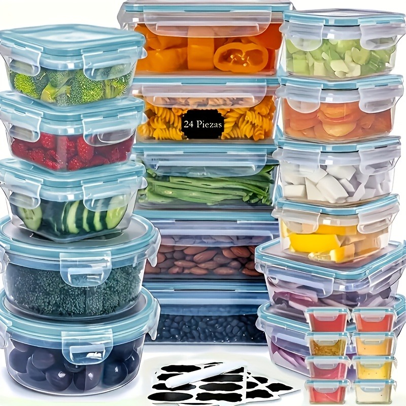 48PCS BPA-Free Food Storage Se - Kitchen Gadgets Organizer recension och pris