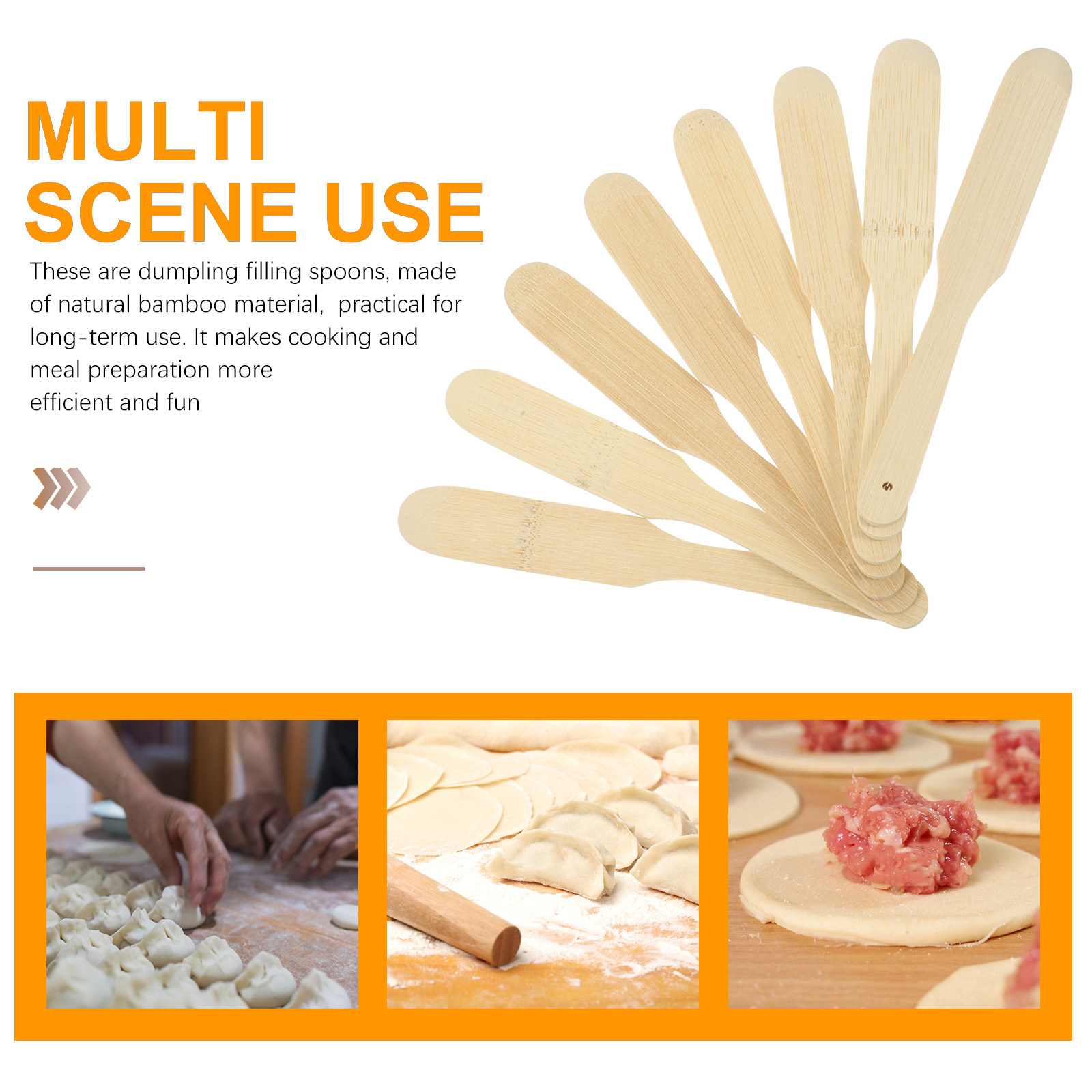 8Pcs Dumpling Filling Spoons B - Kitchen Gadgets Dumpling Maker recension och pris